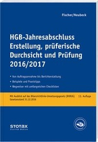 Abbildung von: HGB-Jahresabschluss - Erstellung, prüferische Durchsicht und Prüfung 2016/17 - Stollfuß