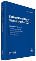 Cover: Einkommensteuer Handausgabe 2017 - Stollfu&szlig;