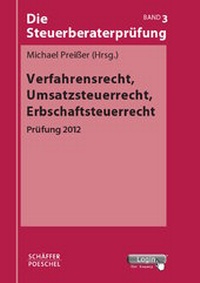 Abbildung von: Verfahrensrecht, Umsatzsteuerrecht, Erbschaftsteuerrecht - Schäffer-Poeschel