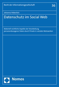 Abbildung von: Datenschutz im Social Web - Nomos