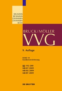 Abbildung von: Krankenversicherung §§ 192-208 - De Gruyter