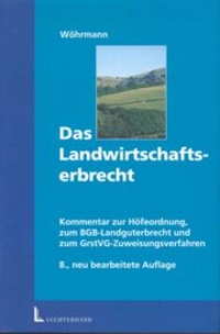 Abbildung von: Das Landwirtschaftserbrecht - Luchterhand