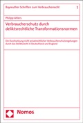 Cover: Verbraucherschutz durch deliktsrechtliche Transformationsnormen - Nomos