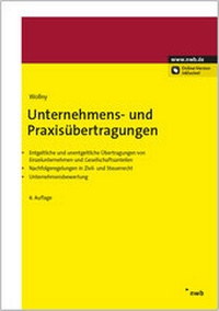 Abbildung von: Unternehmens- und Praxisübertragungen - NWB