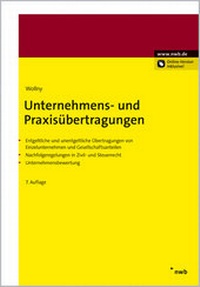 Abbildung von: Unternehmens- und Praxisübertragungen - NWB