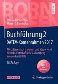 Abbildung von: Buchführung 2 DATEV-Kontenrahmen 2017 - Springer Gabler