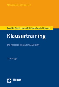 Abbildung von: Klausurtraining - Nomos