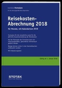 Abbildung von: Reisekosten-Abrechnung mit Kalendarium 2018 - Stollfuß
