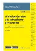 Cover: Wichtige Gesetze des Wirtschaftsprivatrechts - NWB