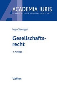 Abbildung von: Gesellschaftsrecht - Vahlen
