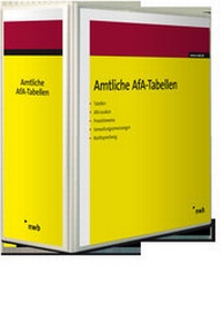 Bild vergrößern Bild: Amtliche Abschreibungstabellen (AfA) - Grundwerk ohne Fortsetzungsbezug - NWB