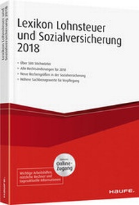 Abbildung von: Lexikon Lohnsteuer und Sozialversicherung 2017 plus Onlinezugang - Haufe-Lexware