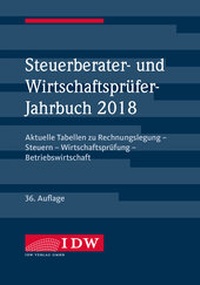 Abbildung von: Steuerberater- und Wirtschaftsprüfer-Jahrbuch 2018 - IDW