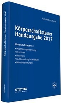 Abbildung von: Körperschaftsteuer Handausgabe 2017 - Stollfuß