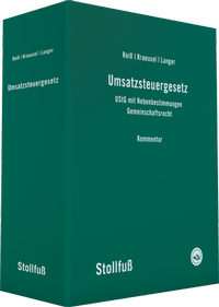 Abbildung von: Umsatzsteuergesetz - Online - Stollfuß