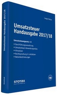 Abbildung von: Umsatzsteuer Handausgabe 2017/18 - Stollfuß