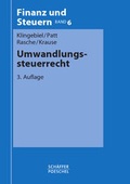Cover: Umwandlungssteuerrecht - Sch&auml;ffer-Poeschel