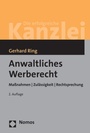 Bild: Anwaltliches Werberecht - Nomos