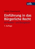Cover: Einf&uuml;hrung in das B&uuml;rgerliche Recht - UTB