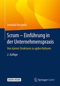 Cover: Scrum - Einf&uuml;hrung in der Unternehmenspraxis - Springer Gabler
