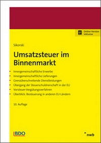 Abbildung von: Umsatzsteuer im Binnenmarkt - NWB