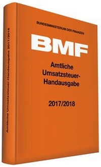 Abbildung von: Amtliche Umsatzsteuer-Handausgabe 2017/2018 - Stollfuß
