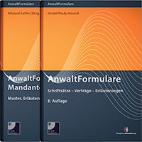 Abbildung von: Bundle AnwaltFormulare - Deutscher Anwaltverlag