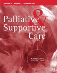Abbildung von: Palliative & Supportive Care - Cambridge University Press