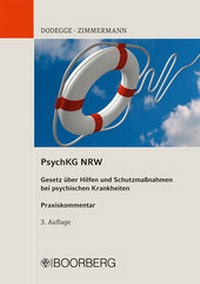 Abbildung von: PsychKG NRW - Boorberg