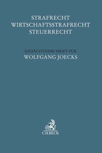 Abbildung von: Strafrecht - Wirtschaftsstrafrecht - Steuerrecht - C.H.BECK