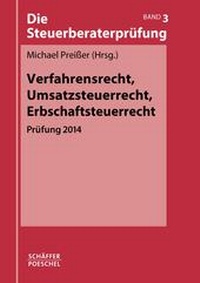 Abbildung von: Verfahrensrecht, Umsatzsteuerrecht, Erbschaftsteuerrecht - Schäffer-Poeschel