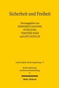 Cover: Sicherheit und Freiheit - Mohr Siebeck