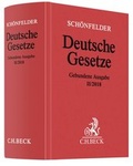 Cover: Deutsche Gesetze Gebundene Ausgabe II/2018 - C.H.BECK