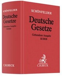 Abbildung von: Deutsche Gesetze Gebundene Ausgabe II/2018 - C.H.BECK