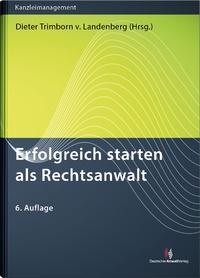 Abbildung von: Erfolgreich starten als Rechtsanwalt - Deutscher Anwaltverlag