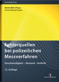 Cover: Fehlerquellen bei polizeilichen Messverfahren - Deutscher Anwaltverlag
