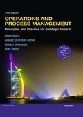 Cover: Operations and Process Management - Pearson Education Limited