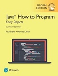 Cover: Java How to Program, Early Objects plus Pearson MyLab Programming with Pearson eText, Global Edition - Pearson Education Limited