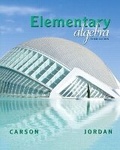 Cover: Elementary Algebra - Pearson