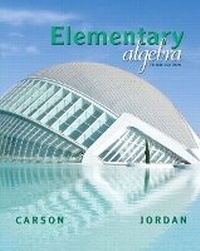 Abbildung von: Elementary Algebra - Pearson