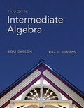 Cover: Intermediate Algebra - Pearson