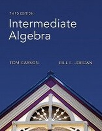 Enlarge image Cover: Intermediate Algebra - Pearson