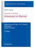 Cover: Arbeitszeit im Betrieb - Vahlen