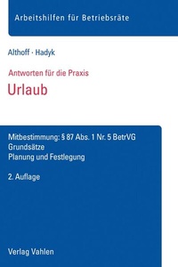 Enlarge image Cover: Urlaub - Vahlen
