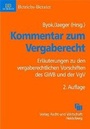 Cover: Kommentar zum Vergaberecht - Fachmedien Recht und Wirtschaft