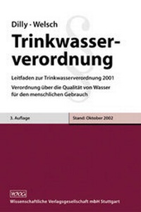 Abbildung von: Trinkwasserverordnung - Wissenschaftliche Verlagsgesellschaft