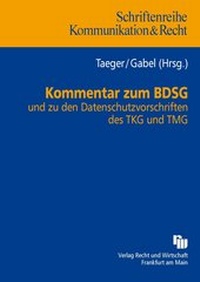 Abbildung von: Kommentar zum BDSG - Fachmedien Recht und Wirtschaft