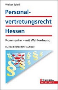 Abbildung von: Personalvertretungsrecht Hessen - Walhalla