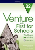 Cover: Venture into First for Schools: Workbook With Key Pack - Oxford University Press
