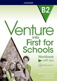 Enlarge image Cover: Venture into First for Schools: Workbook With Key Pack - Oxford University Press